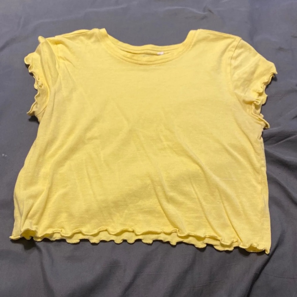 PacSun Yellow Size Small Croptop